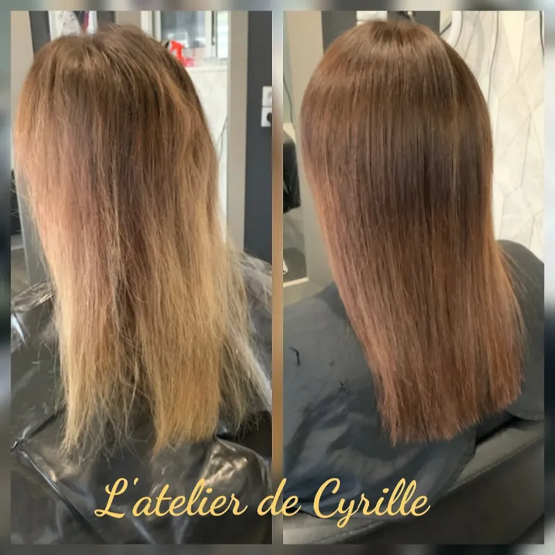 Avant et après : retour au brun