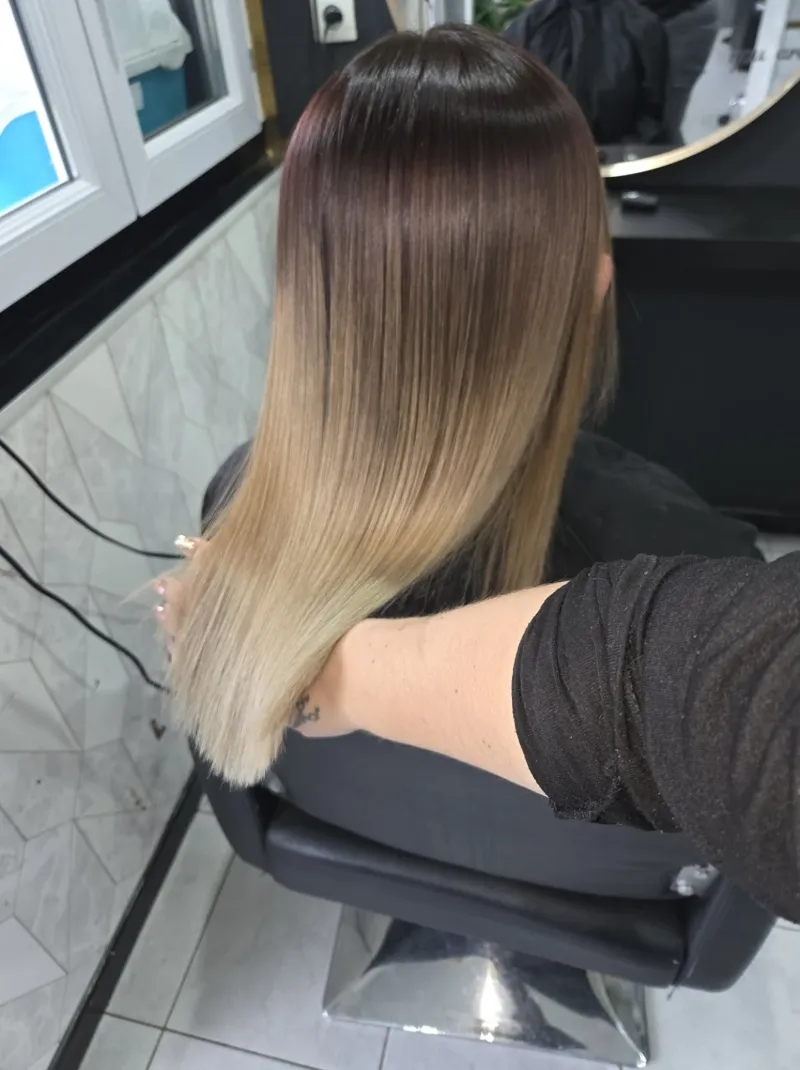 Ombré, du brun au blond